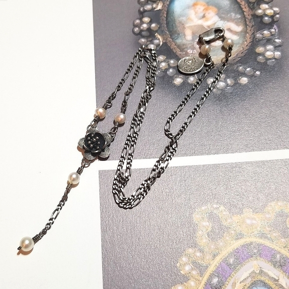 Yvone Christa Jewelry - YVONE CHRISTA Sterling Pearl Necklace